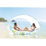 INTEX Plută-saltea gonflabilă „Tropical Lounge” cu baldachin 224x150x165cm, până la 200kg - imagine 3
