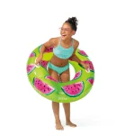 INTEX Cerc gonflabil „Fructe tropicale” D 107 cm cu mânere, până la 80 kg, 9+, 3 culori - imagine 3