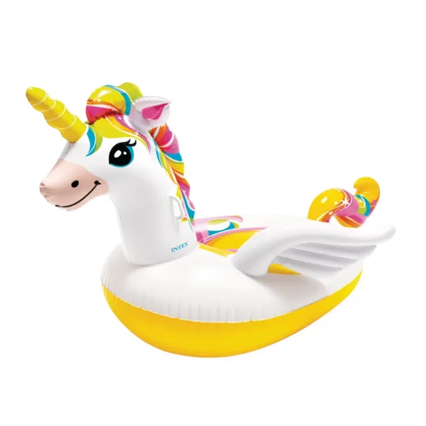 INTEX Saltea gonflabilă “Unicorn” cu mânere, 198x140x97 cm, până la 40 kg, 3+