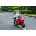 Motocicleta pe acumulator (RT018 / 2 rosu) - imagine 2