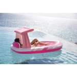 INTEX Plută gonflabilă „Pink Paradise Boat Float”, 257 x 135 cm, până la 100 kg, 8+ - imagine 3