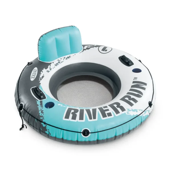 INTEX Cerc gonflabil “River run” cu mînere și suport spate, D 135 cm, pînă la 100 kg