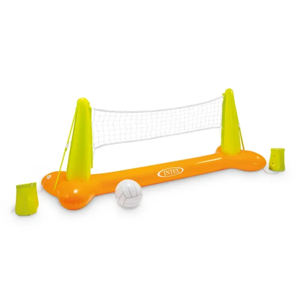 INTEX Set de joacă în apă „Volleyball” 239x64x91 cm, include plasă și minge, 6+