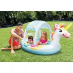 INTEX Piscină gonflabilă pentru copii cu baldachin „Unicorn” 254x132x109 cm, 130 L, 2+ - imagine 2