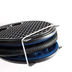 INTEX Pompă aer de picior “Bellows”, furtun cu 3 duze, 28 cm - imagine 2