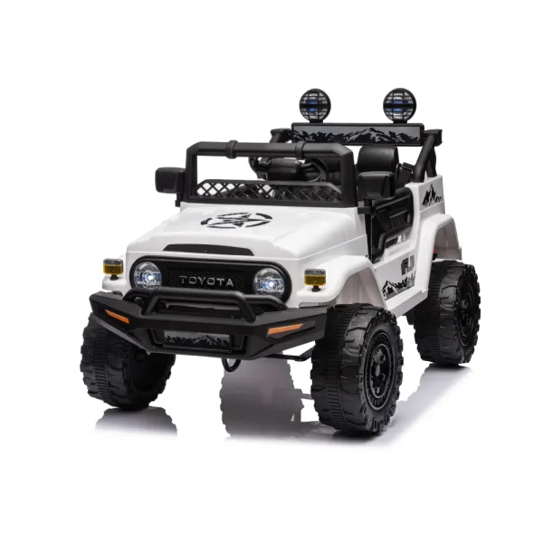 Mașină pe acumulator Toyota FJ albă JJ2099/2