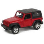 Mașină din metal Jeep Wrangler, scară 1:32, roșie, MSZ (22906)