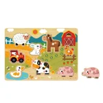 Puzzle din lemn "Animale" HP024 (51483)