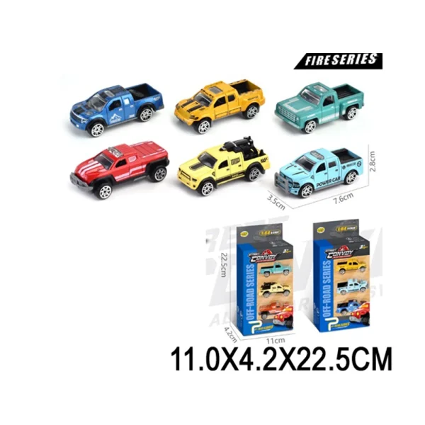 Jucarie set autospeciale din metal (2fel)(set 2 buc.)