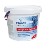 Tablete clor pentru piscină 200 g, dizolvare lentă, 5 kg, Froggy (Caldare 5kg)