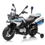 Motocicletă electrică pentru copii de poliție BMW F850 GS (JT5002B / 1 alb)