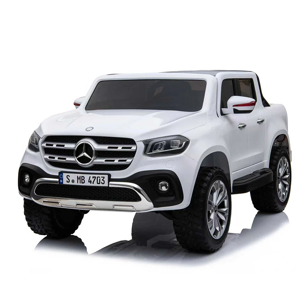 MX606 : 3 alba Mașină electrică pentru copii Mercedes Benz X-Class (MX606 / 3 alba) - imagine 1