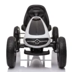 Kart cu pedale pentru copii Mercedes Benz (MX610 / 4 alba) - imagine 2