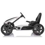 Kart cu pedale pentru copii Mercedes Benz (MX610 / 4 alba) - imagine 3
