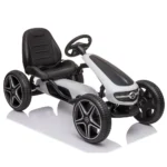 Kart cu pedale pentru copii Mercedes Benz (MX610 / 4 alba) - imagine 5