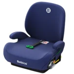 Înălțător auto pentru copii cu spătar 125–150 cm, Bebico (T005F Pro albastru)