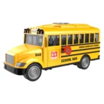 Autobuz școlar cu inerție, lumini și sunete - 1:16 - WY940A ,Wenyi (19405)