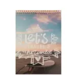 Carnet A5, 48 file, matematică, spirală orizontală, copertă colorată, 004101