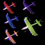 Jucarie avion din penoplast cu lumini - imagine 2