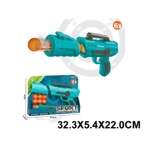 Jucarie pistol cu bile moi