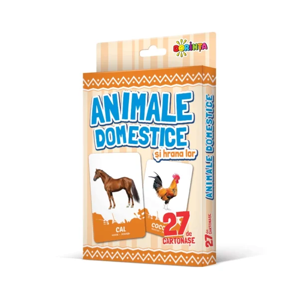 (00804) 27 de cartonase. Animale domestice si hrana lor