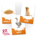 (00804) 27 de cartonase. Animale domestice si hrana lor - imagine 2