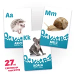 (00934) 27 de cartonase. Invat alfabetul - imagine 2