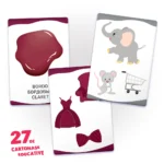 27 de cartonase. Culori (00859) - imagine 3