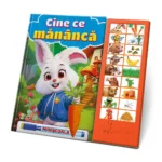 (00651) Carte cu sunete.Cine ce mananca
