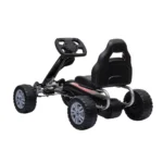 Kart cu pedale pentru copii, negru (1801/2 neagra) - imagine 4