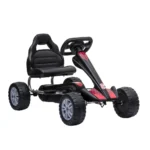 Kart cu pedale pentru copii, negru (1801/2 neagra) - imagine 5