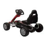 Kart cu pedale pentru copii, roșu - imagine 5