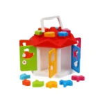 Căsuță educativă cu forme și chei, sorter pentru copii (2438) - imagine 2