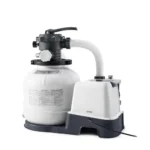 Pompă de filtrare cu nisip și generator de clor Krystal Clear QX2100, rezervor 35 kg, 7900 l/h, Intex (26676)
