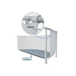 Piscină cu cadru metalic Prism Frame Premium 305×76 cm, 4485 L, cu pompă 1250 l/h, Intex (26702) - imagine 3