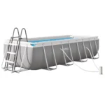 Piscină cu cadru metalic Prism Frame 400×200×100 cm, 6836 L, cu pompă 2006 L/h și scară, Intex (26788) - imagine 4