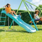 Tobogan cu cadru metalic 251x84x147 cm, Intex (44107) - imagine 3