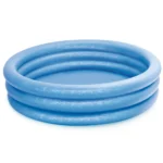 Piscină gonflabilă pentru copii Crystal Blue, 168×38 cm, 581 L, 2+ ani, Intex (58446)