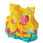 Vestă de înot gonflabilă Prieteni tropicali, 41×30 cm, 3–5 ani, Intex