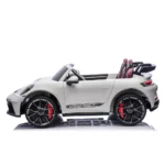 Masina pe acumulator Porsche 911 (P911/4 alb) - imagine 4