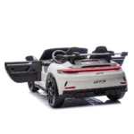 Masina pe acumulator Porsche 911 (P911/4 alb) - imagine 6