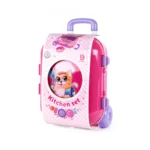 Bucătărie în valiză cu veselă, set portabil de gătit (6061) - imagine 2