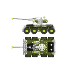 Constructor din metal "Tank", 174 piese (4951) - imagine 3
