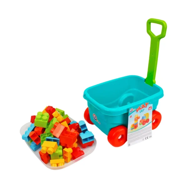 Constructor în cărucior, 50 de piese colorate (1393)