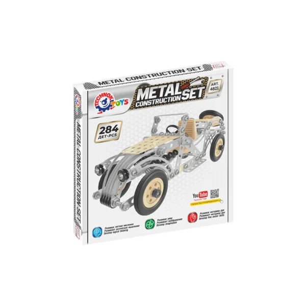 Constructor din metal "Mașină Retro", 284 piese (4821)