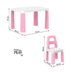 Masă pentru copii cu două scaune (0457) - imagine 2