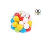 Set bile colorate pentru bazin uscat, 20 buc (8911)