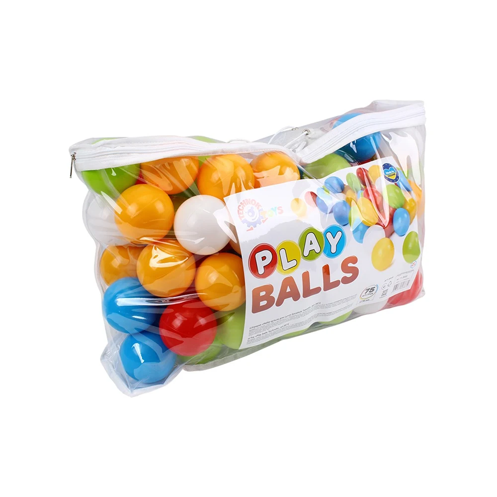 set-bile-colorate-bazin-uscat(1) Set bile colorate pentru bazin uscat , 75 buc (8874) - imagine 1