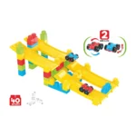 Set constructor cu rampă și 2 mașinuțe, 40 piese (9581) - imagine 3