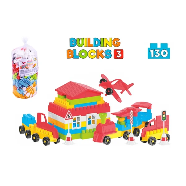 Set constructor Nr. 3 , 130 piese (0519)